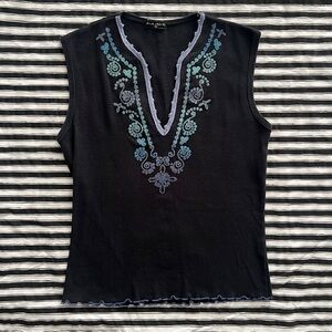 Y2K embellished top